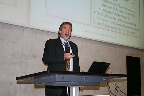 René Beck informiert über die Entwicklungen der Haftpflichtversicherung.